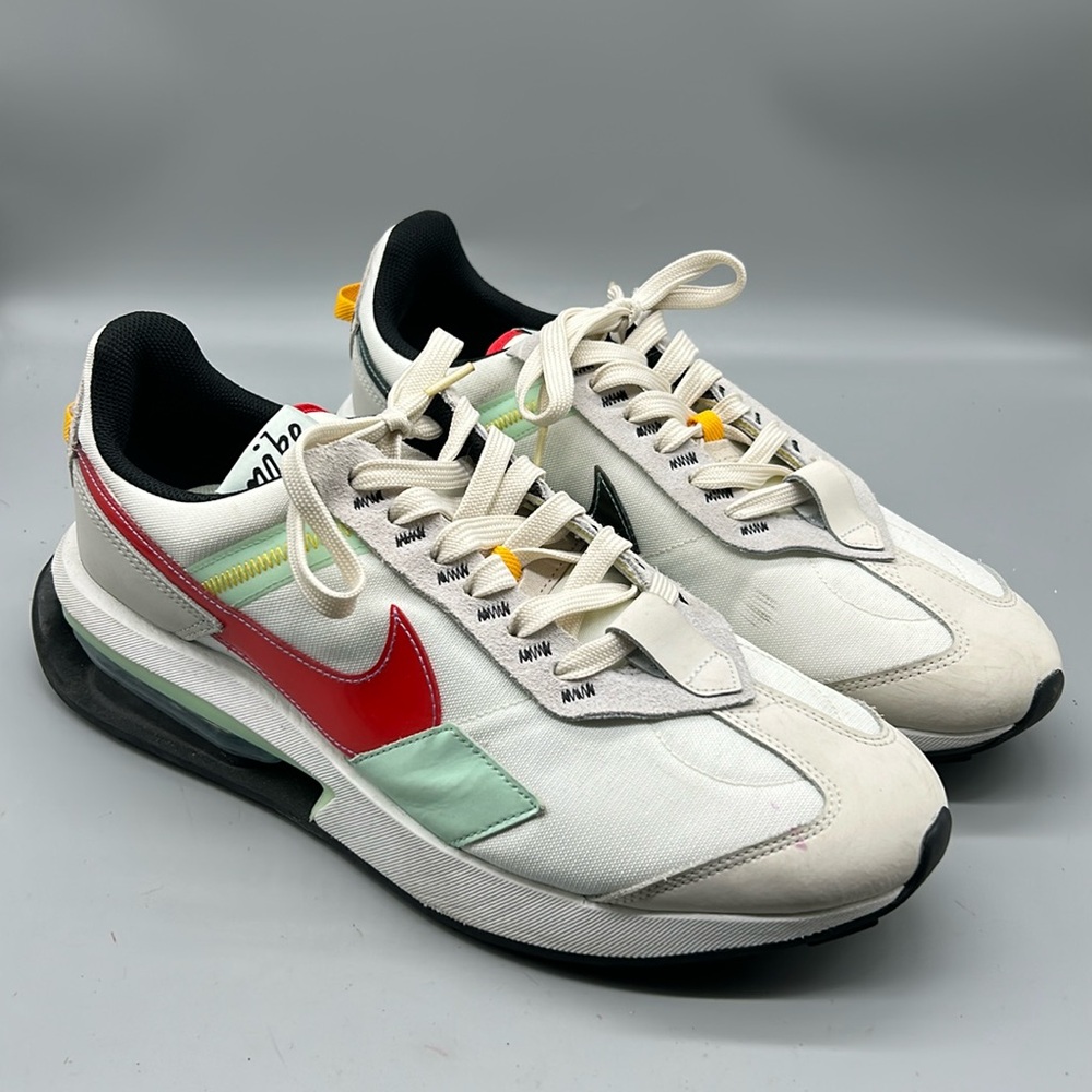 Nike Air Max Pre-Day LX Summit White University Red  Mens Size 13